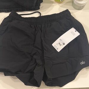 ALO Yoga Black Athletic Shorts